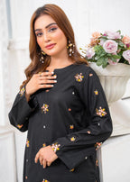 Yolo Pret Multi Embroidered Cotton Lawn Black ELD 0002 Women 2pcs
