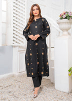 Yolo Pret Multi Embroidered Cotton Lawn Black ELD 0002 Women 2pcs