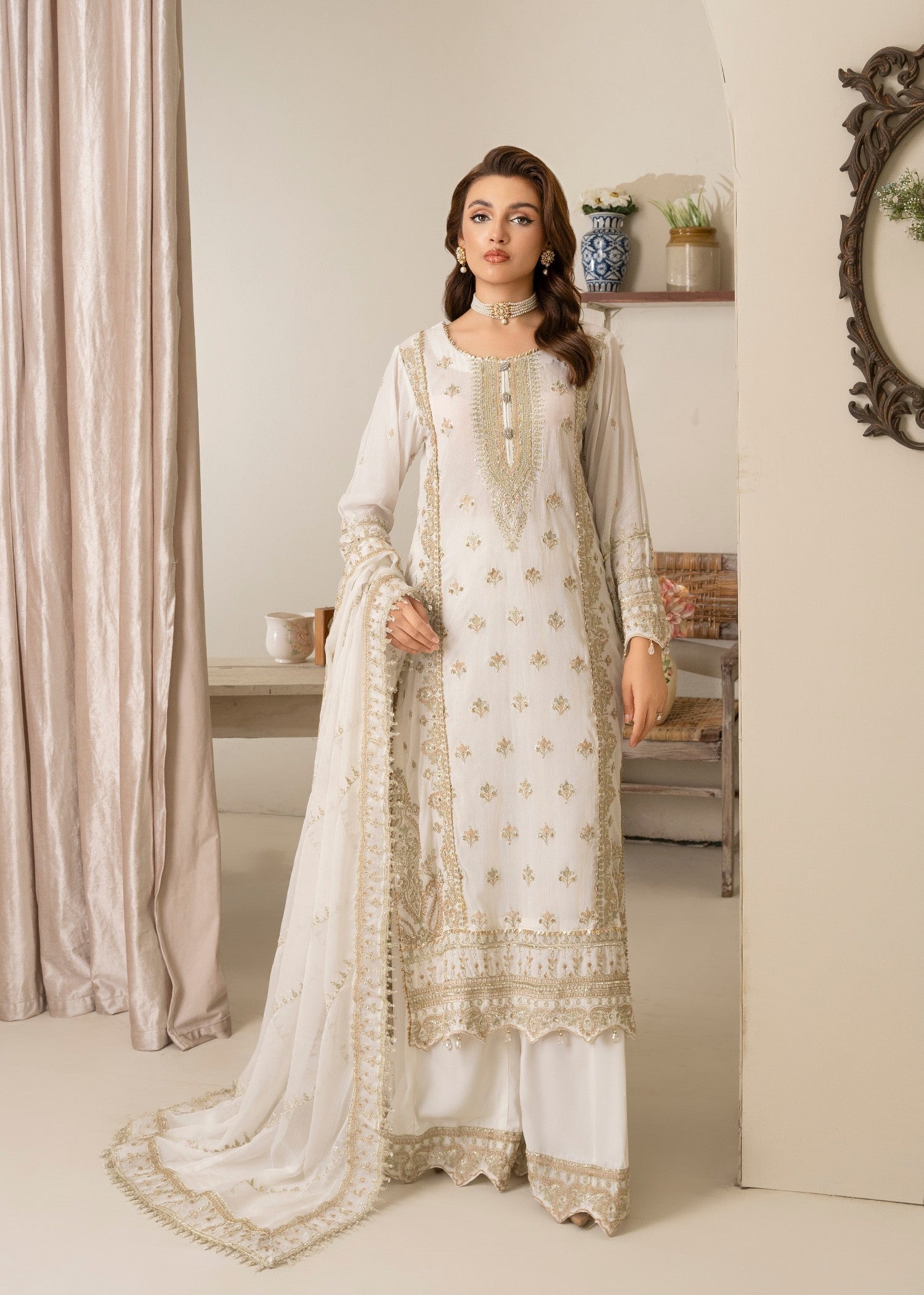 Decor Fashion PM 1388 WHITE Women 3pcs