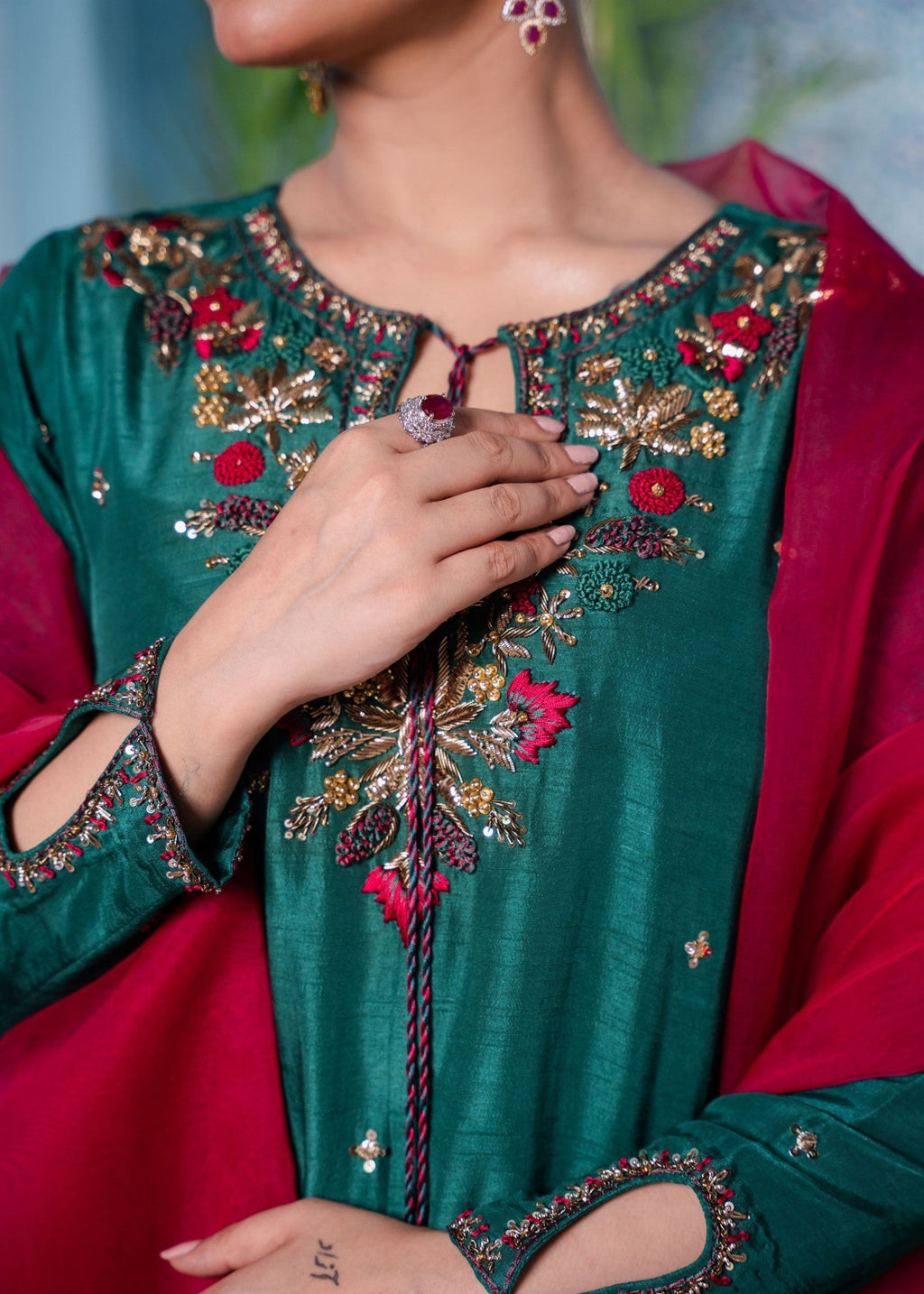 Maroon By Iqra Chaudhry Classic Charm Women 3pcs
