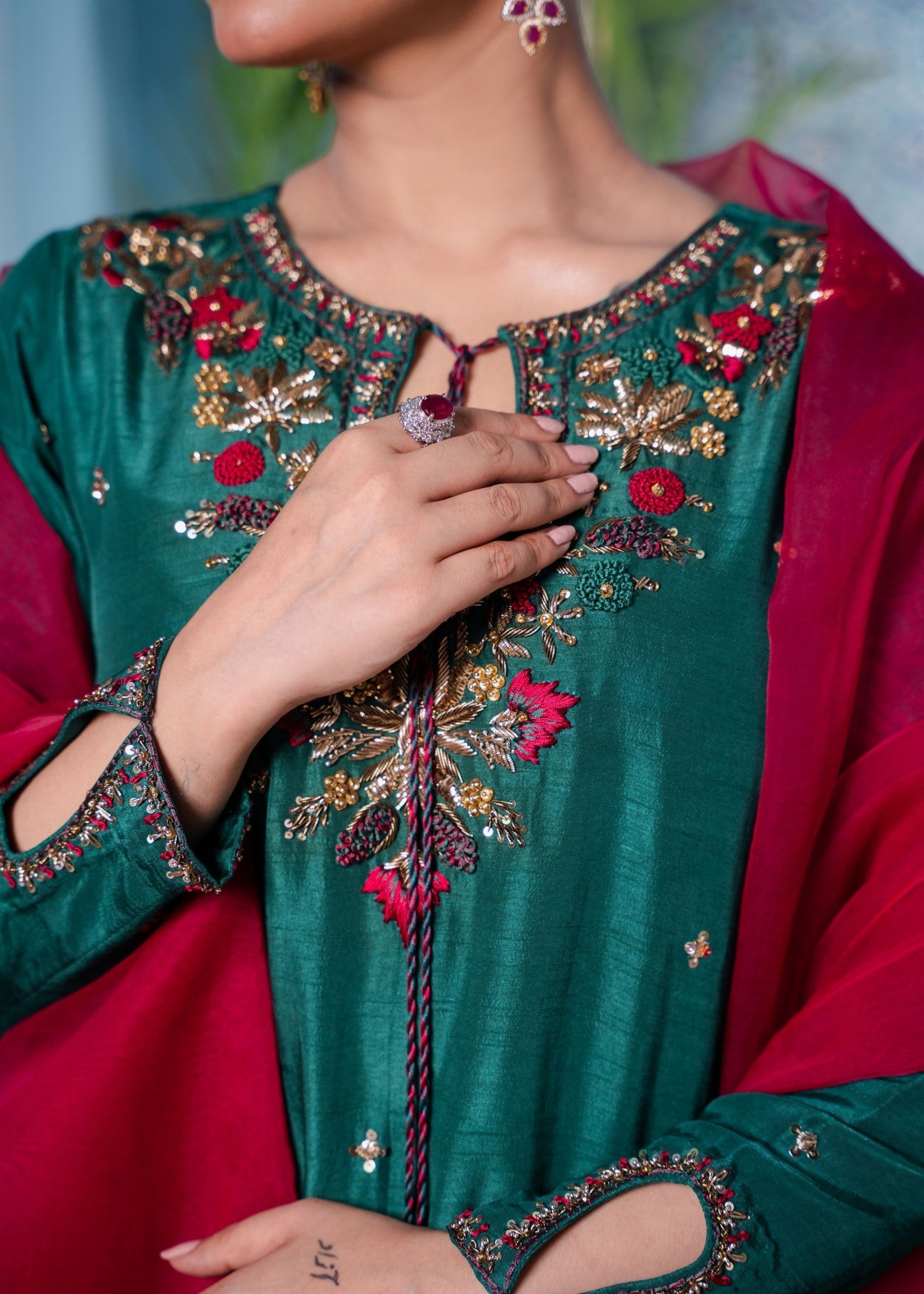 Maroon By Iqra Chaudhry Classic Charm Women 3pcs