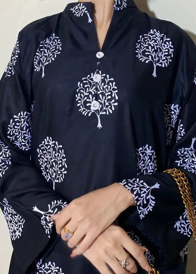 Chaudhary Arts Tree printed black Women 2pcs