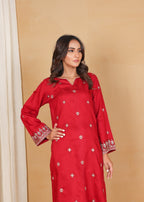 Looks By Bia EMBROIDERED SHIRT TROUSER Women 2pcs