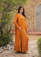 Ayesha Closet Dilkush Orange Secret Women 3pcs