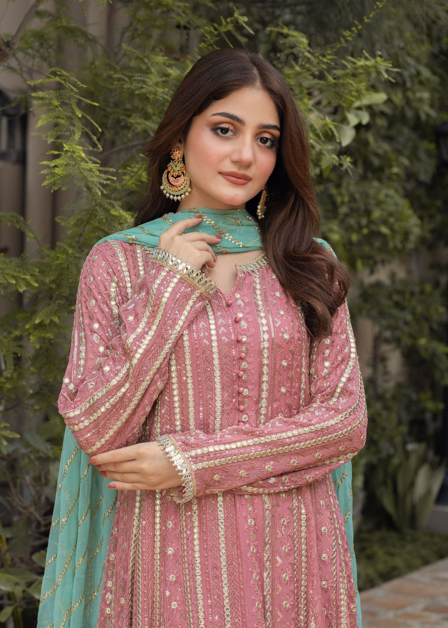 Ayesha Closet Rang o Roop Pink Women 3pcs