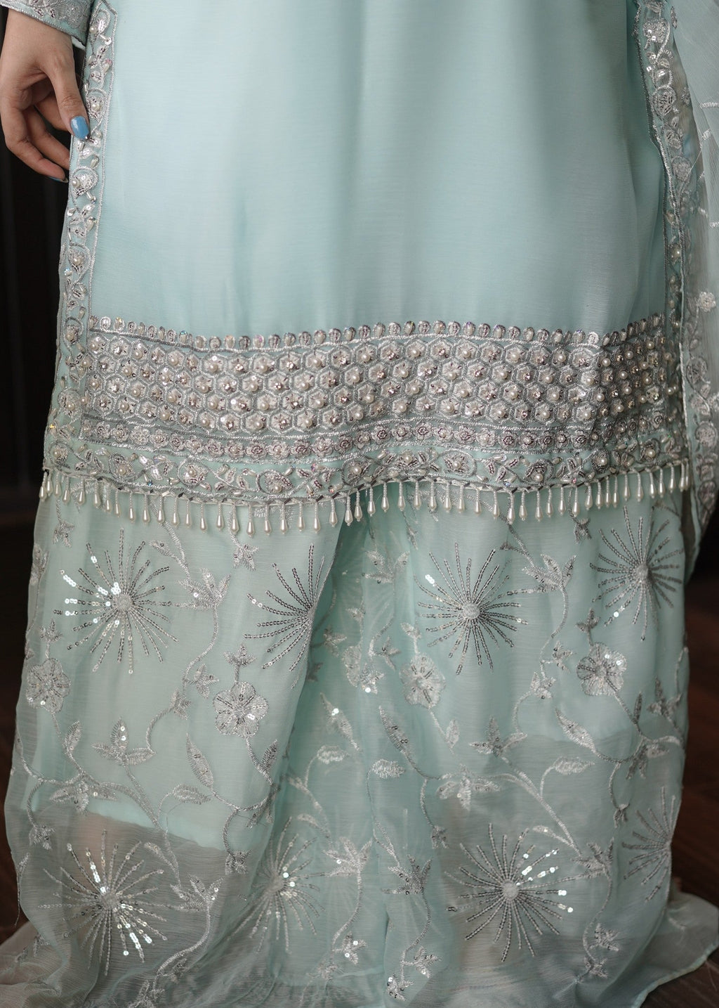 Four Season Boutique AREESHA ICEBLUE Women 3pcs