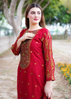 Four Season Boutique ZAMDA CHIFFON RED Women 3pcs