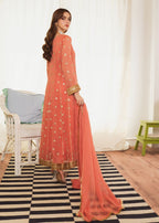 Al-Harir Apparel Mehar Peach Women 3pcs
