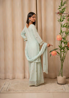 Nisar Saeed Sky Blue Women 3pcs