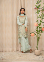 Nisar Saeed Sky Blue Women 3pcs