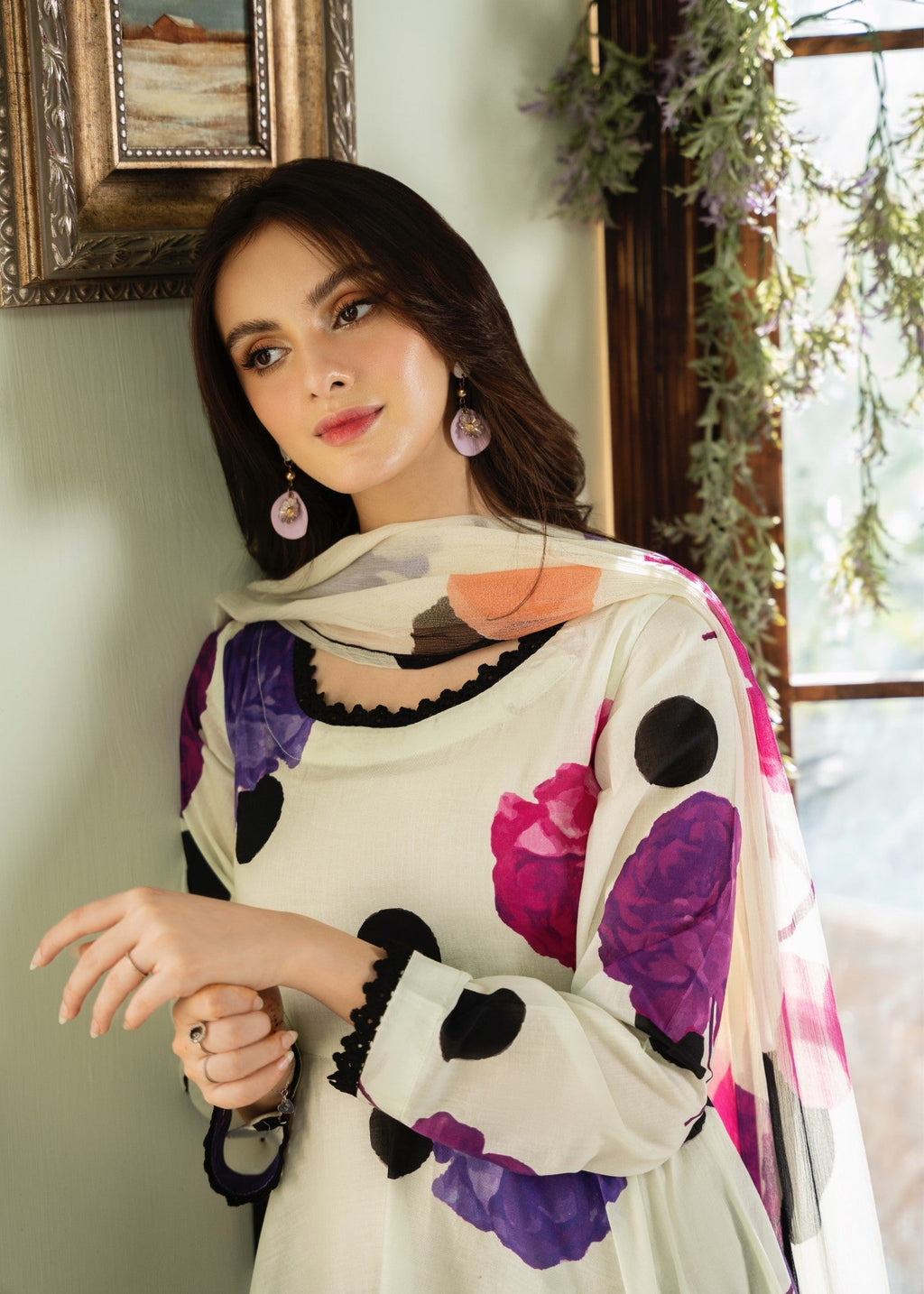 Feathers Polka Women 3pcs