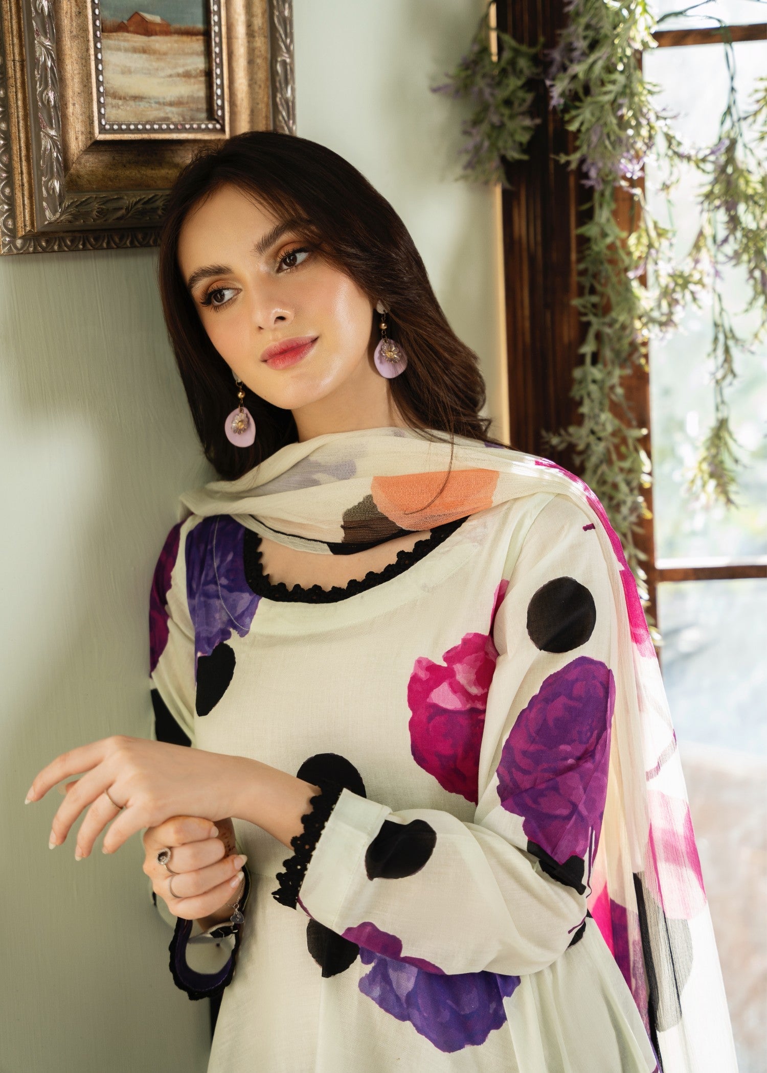 Feathers Polka Women 3pcs
