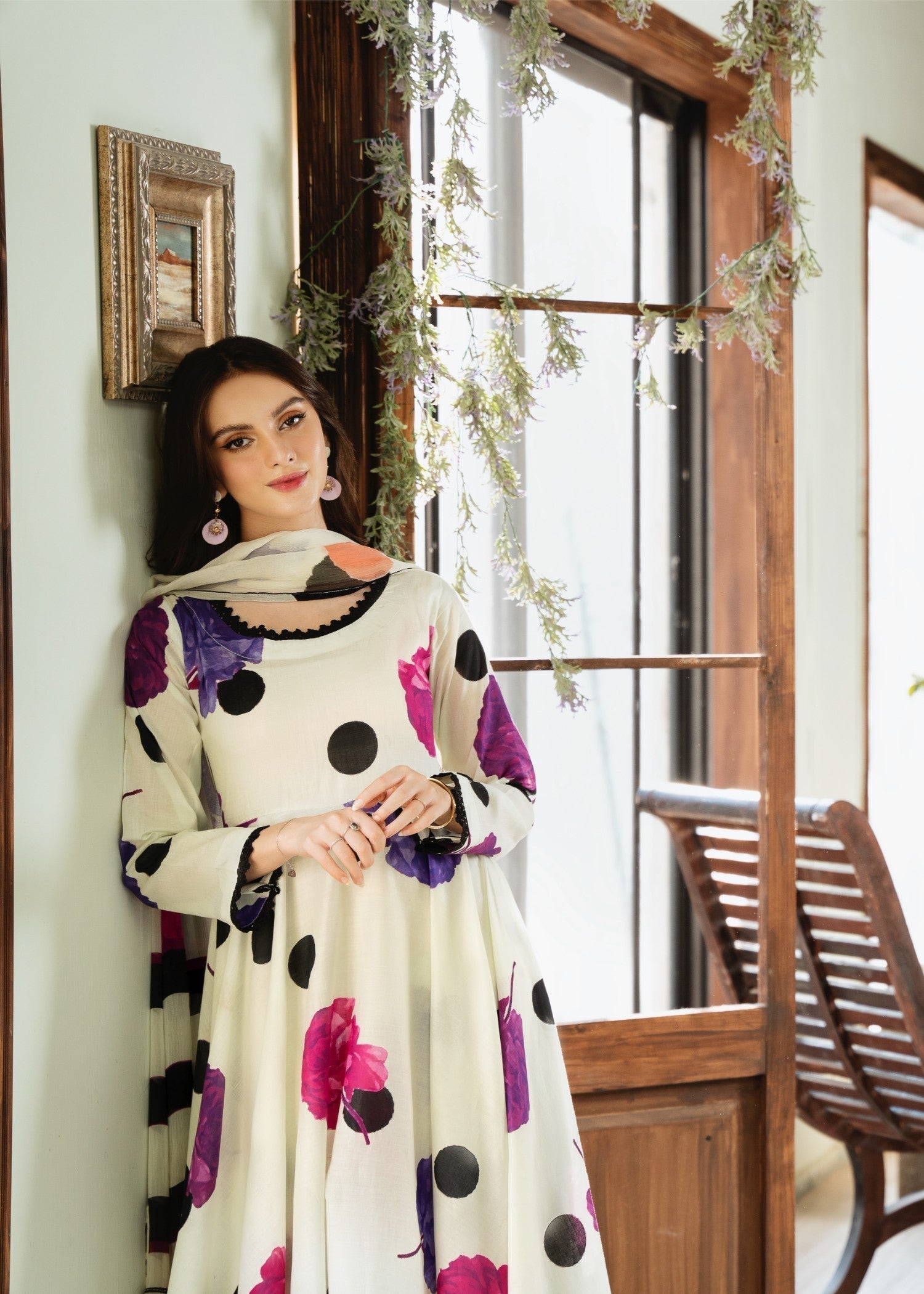 Feathers Polka Women 3pcs