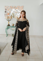Alyssa ALL001 BLACK MAXI Women 3pcs