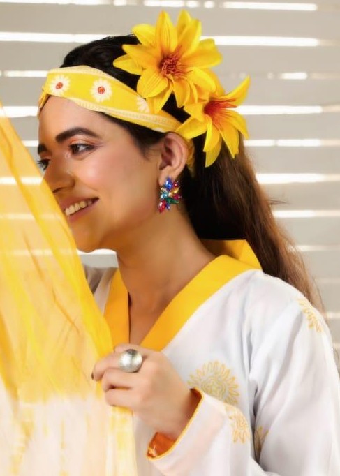 Somi By Salma Saleem Dandelion Yellow Women 2pcs