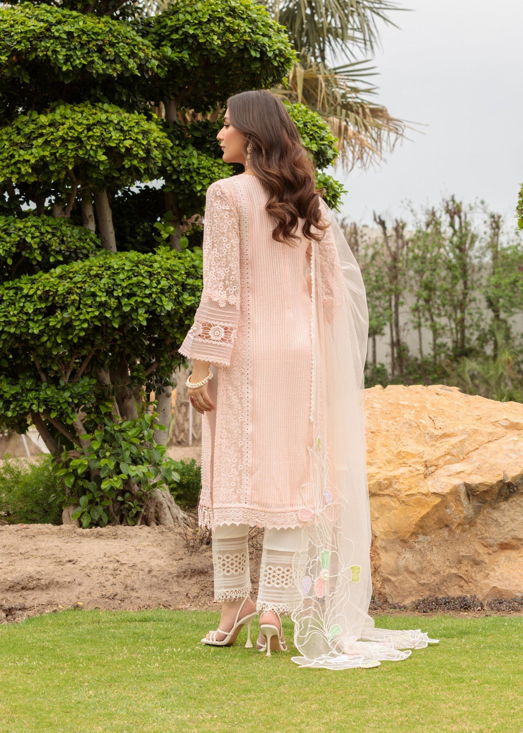 Khuda Baksh Creations S 123 Pink Women 4pcs