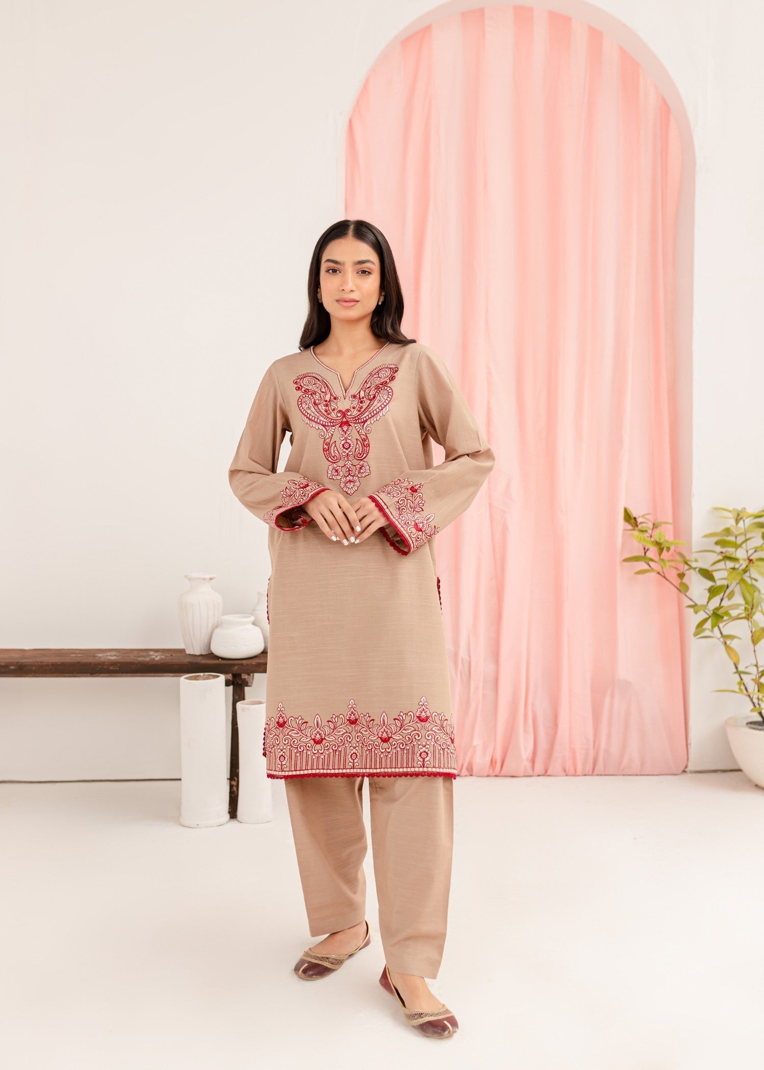 Mayal Embroidered ZC KD BG Women 2pcs