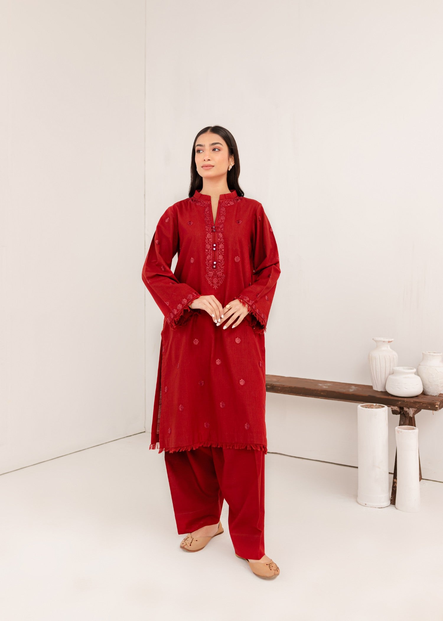 Mayal Embroidered ZC KD MR Women 2pcs