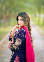 Inaaya Fashion Purple Sapphire Women 3pcs