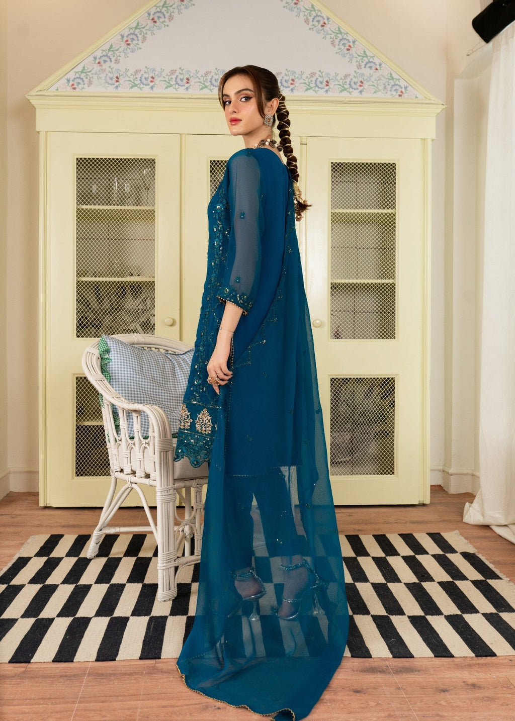 Al-Harir Apparel Anmol Peacock Women 3pcs