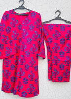 Chaudhary Arts Iris Printed (Pink) Women 2pcs