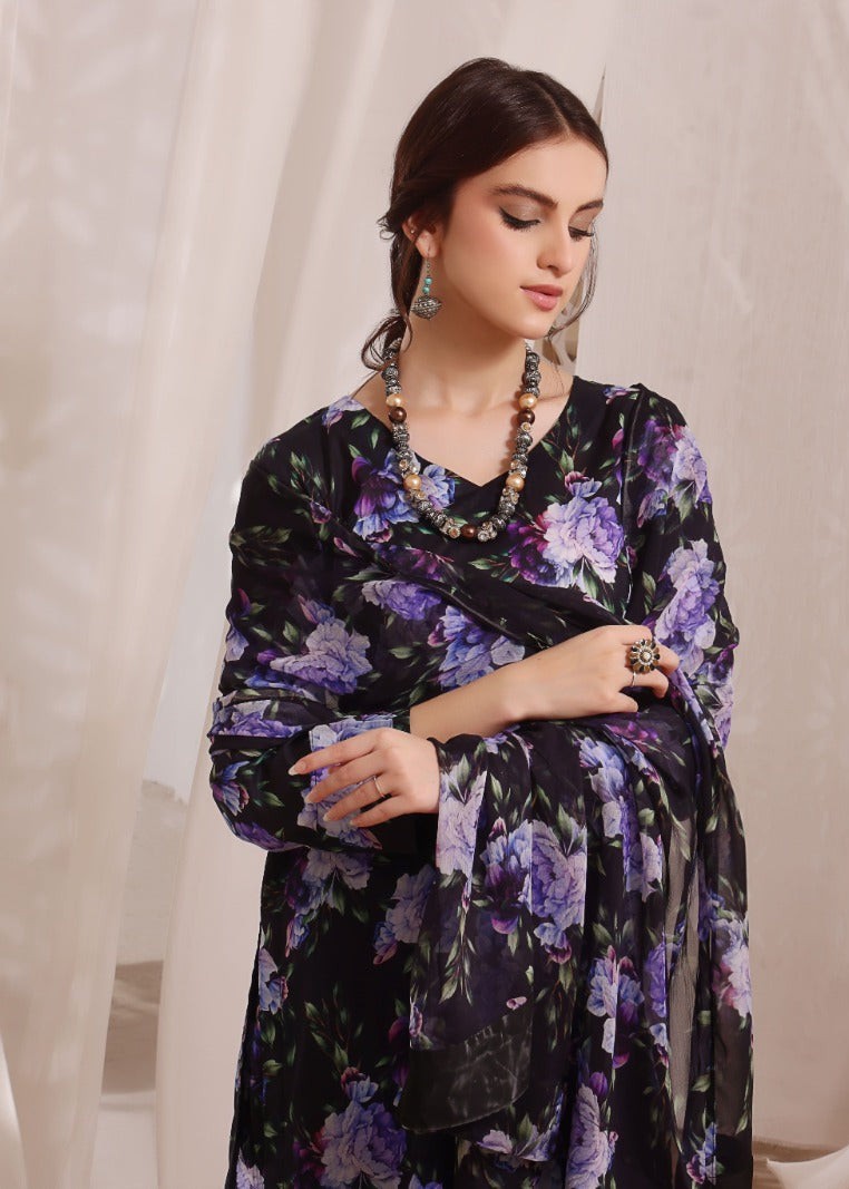 Feathers BLUE FOG Women 3pcs