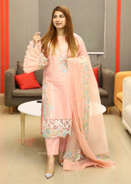 Zarsah Pink Cotton Women 3pcs