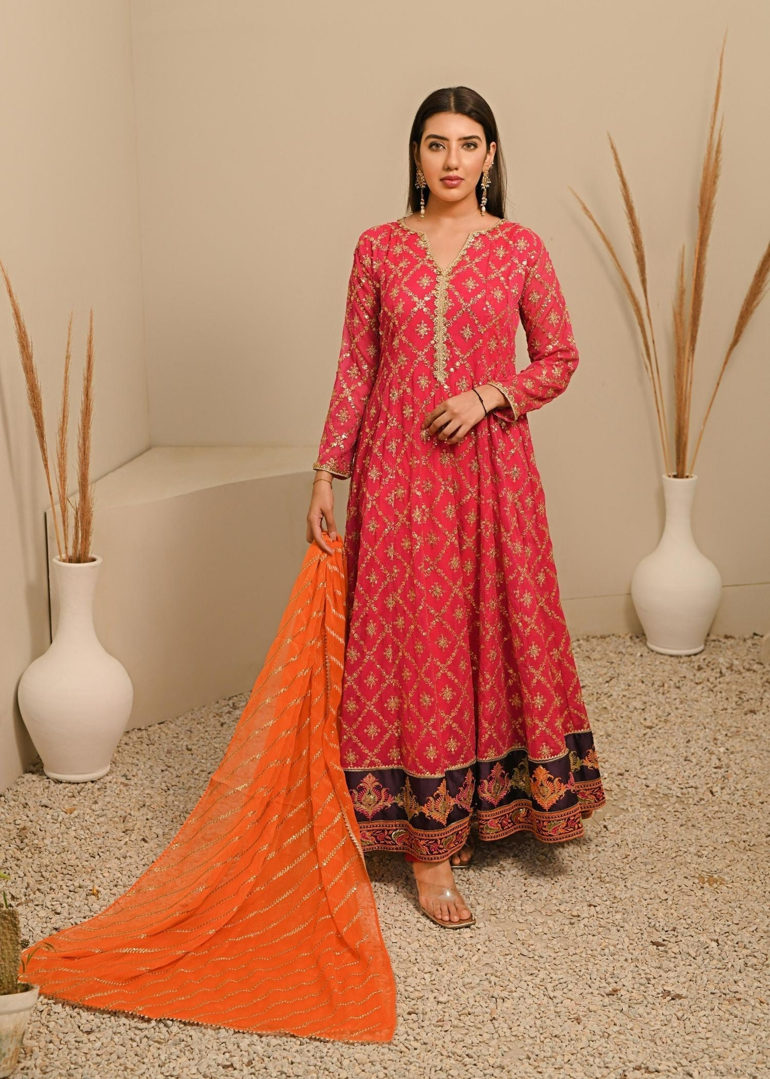 Ayesha Closet Malikaa Pink Women 3pcs