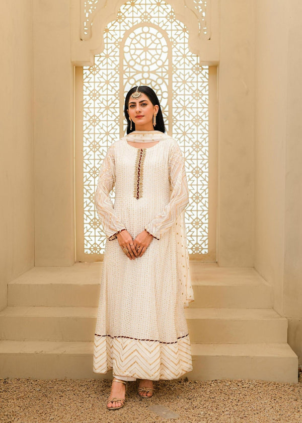 Ayesha Closet Sabiha White Women 3pcs