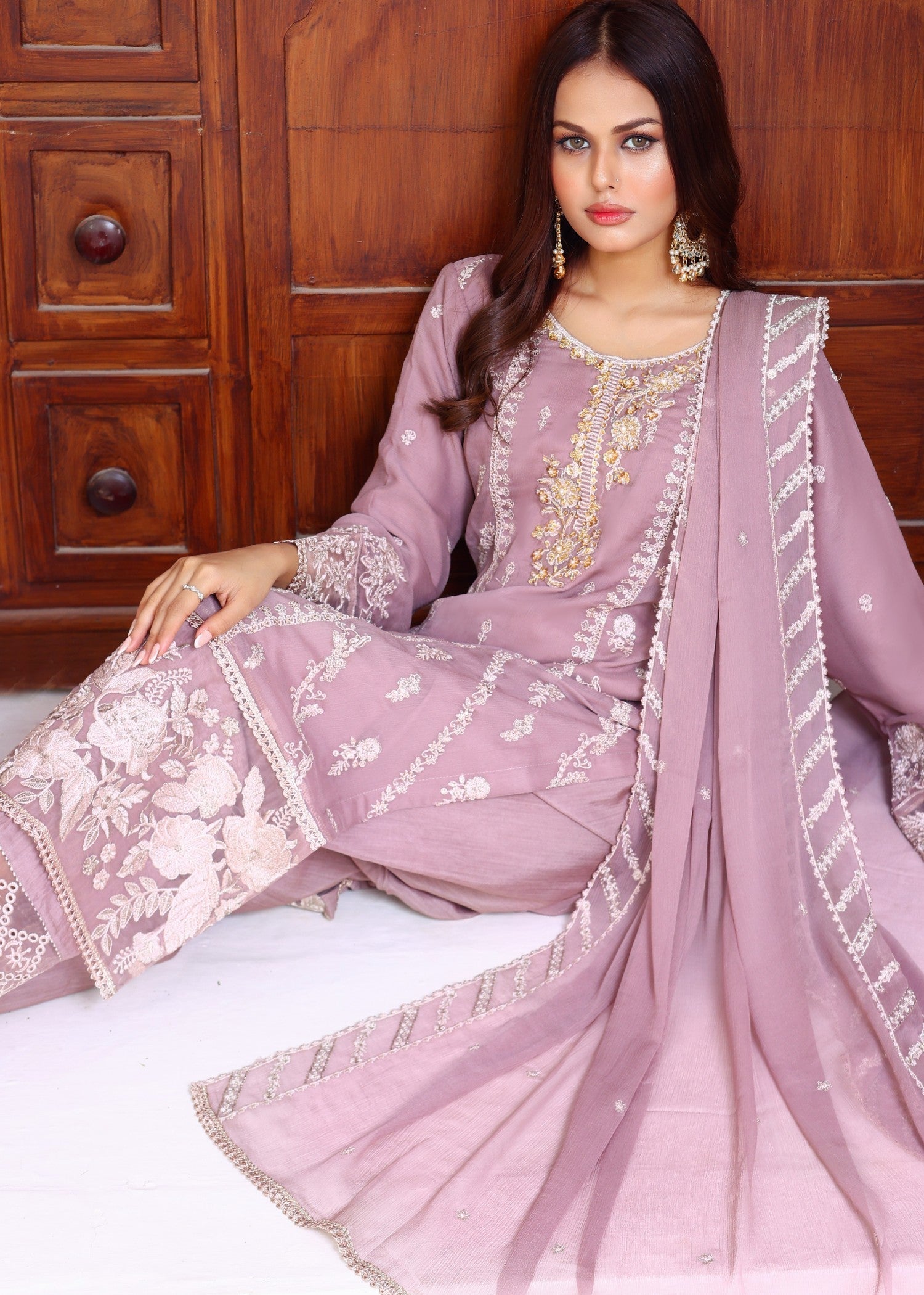 Polawn PD 23 402 DASTAAN FORMAL PRET CHIFFON COLLECTION Women 3pcs