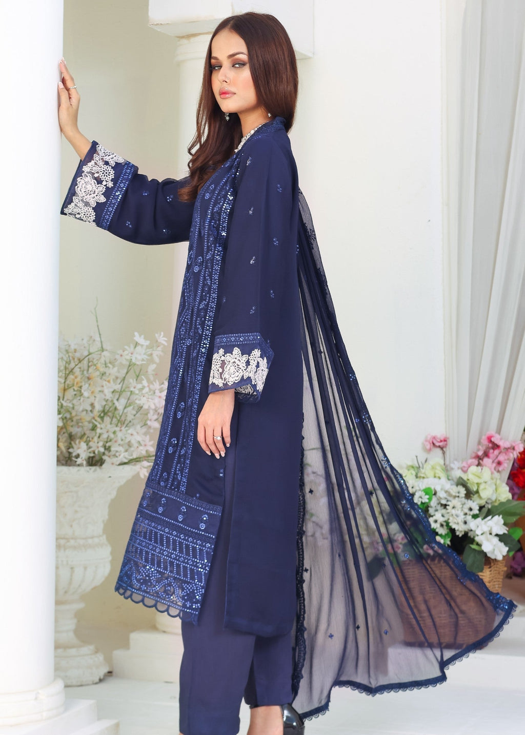 Polawn PD 23 403 DASTAAN FORMAL PRET CHIFFON COLLECTION Women 3pcs