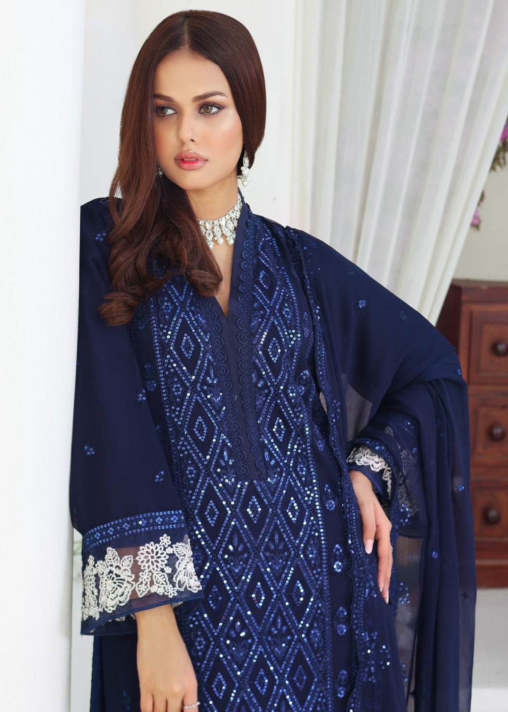 Polawn PD 23 403 DASTAAN FORMAL PRET CHIFFON COLLECTION Women 3pcs