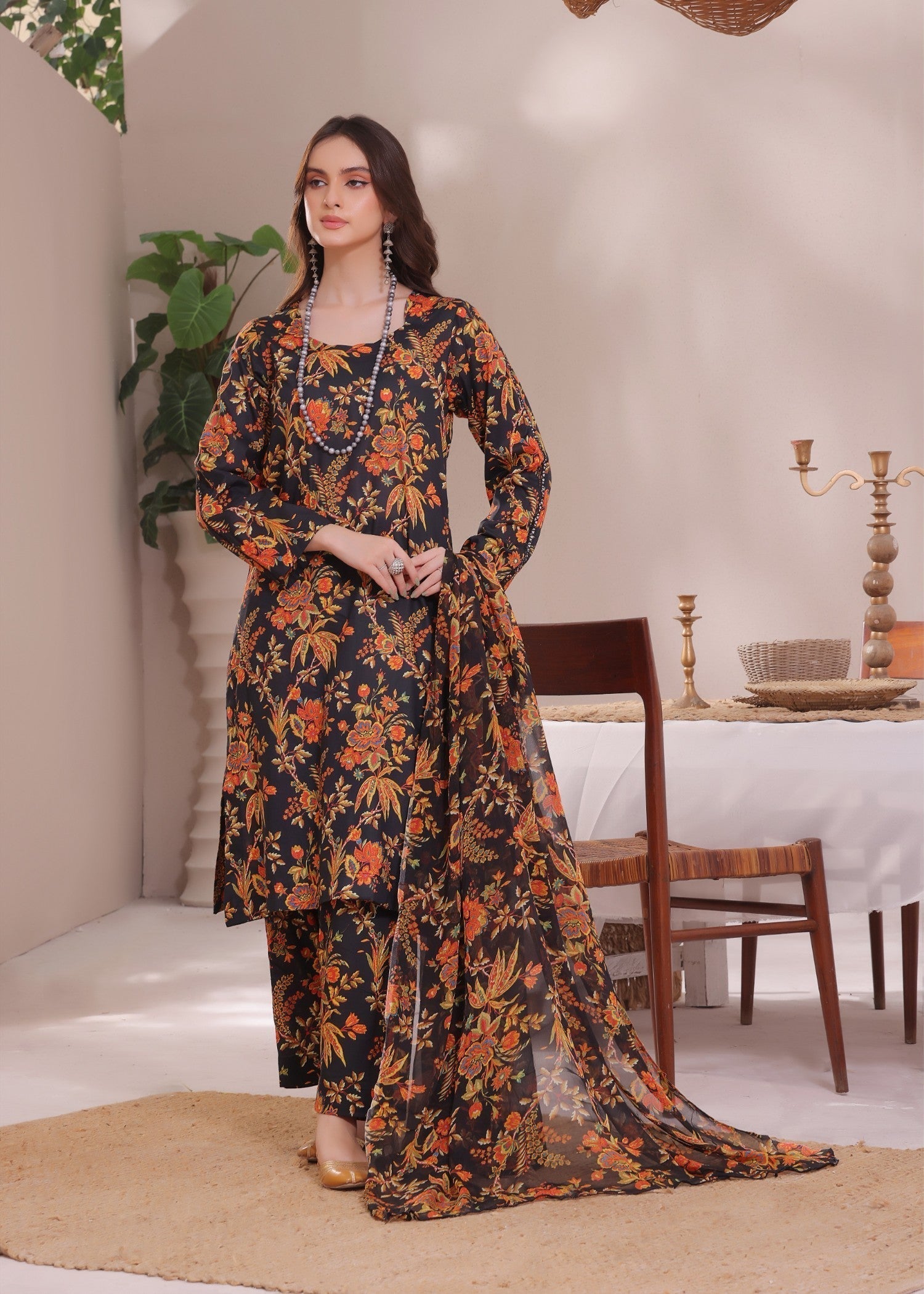 Feathers DARK NOIR Women 3pcs