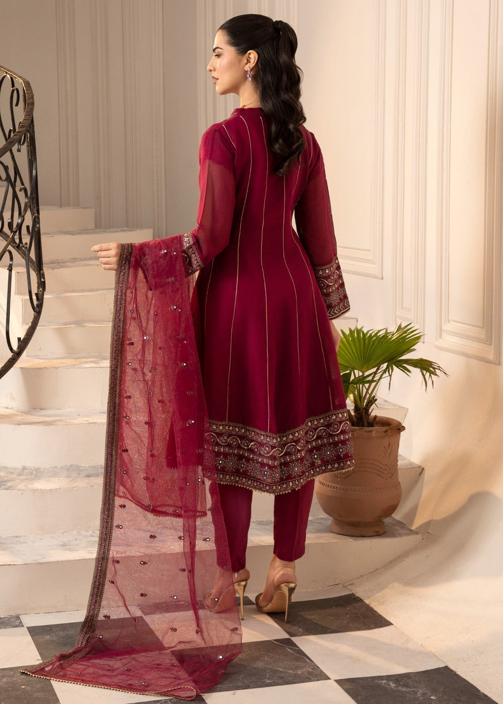 Zebaye Zaima US 566 Burgungy(SB) Women 3pcs