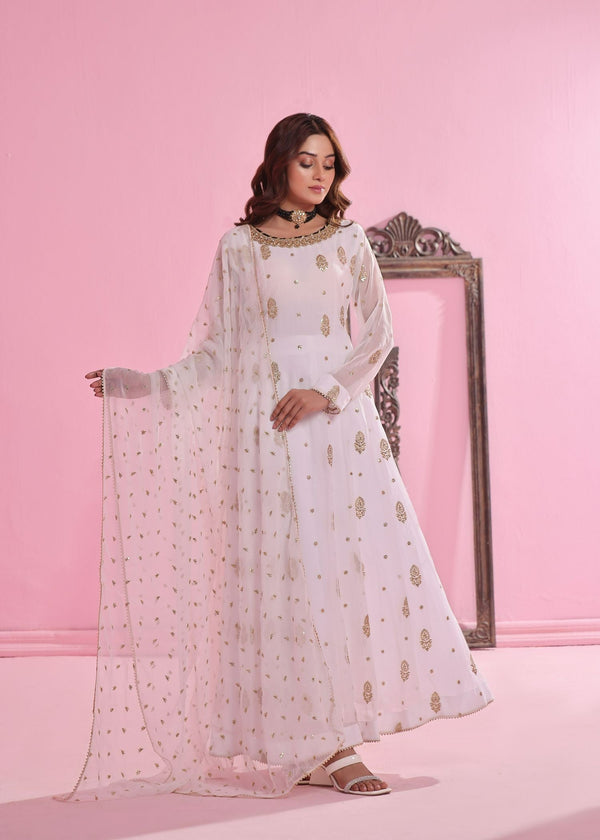 Ayesha Closet Gulnaar White Women 3pcs