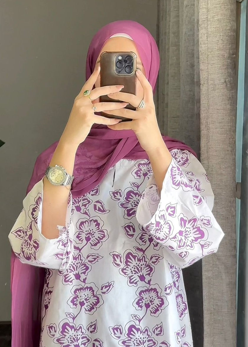 Chaudhary Arts Bloom Purple Women 2pcs