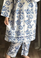 Chaudhary Arts Bloom Sky blue Women 2pcs