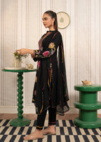 Sahibas By Mirza Albite Black Women 3pcs