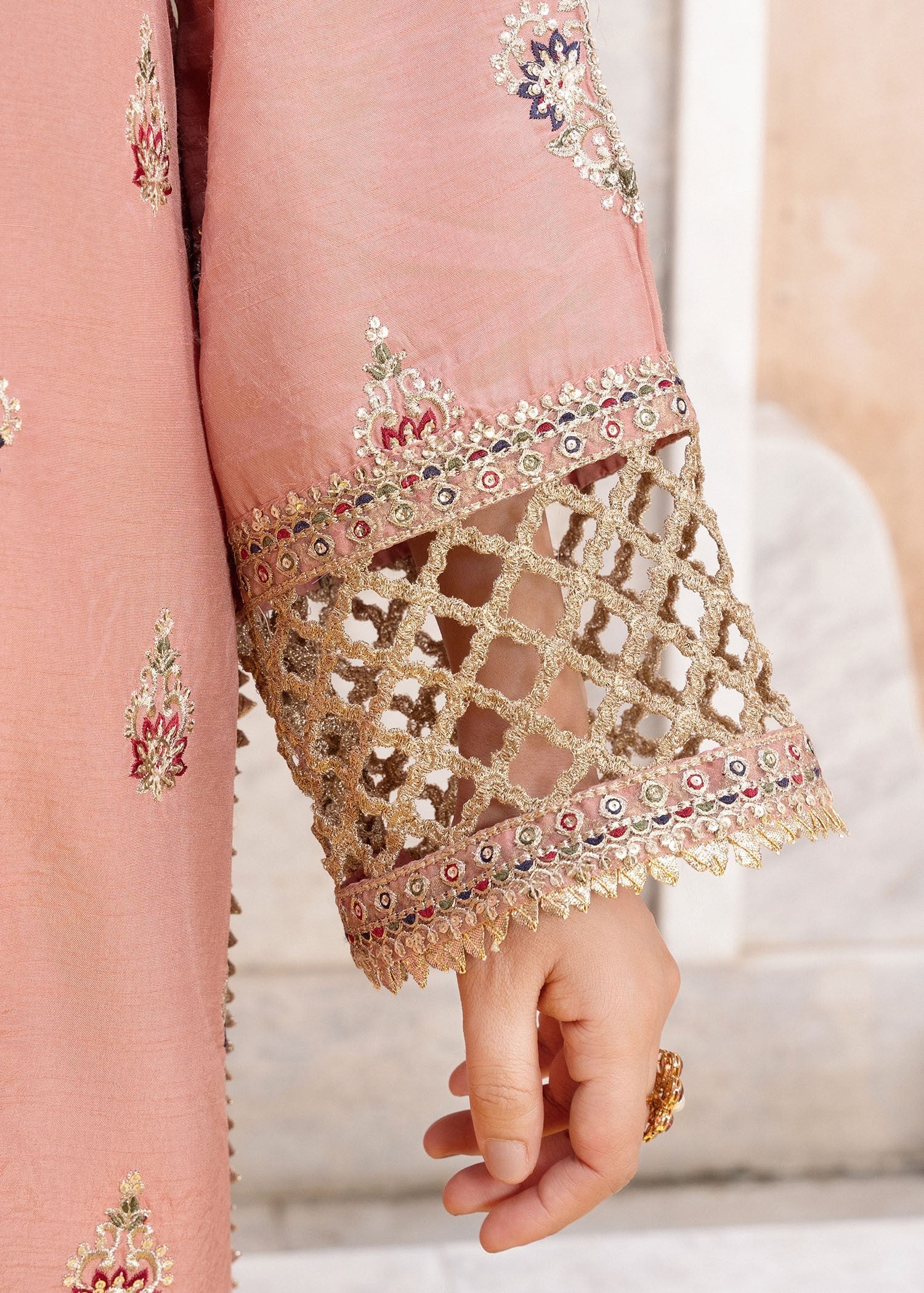 Rang-e-Haya Ayeza (Peach) Women 3pcs