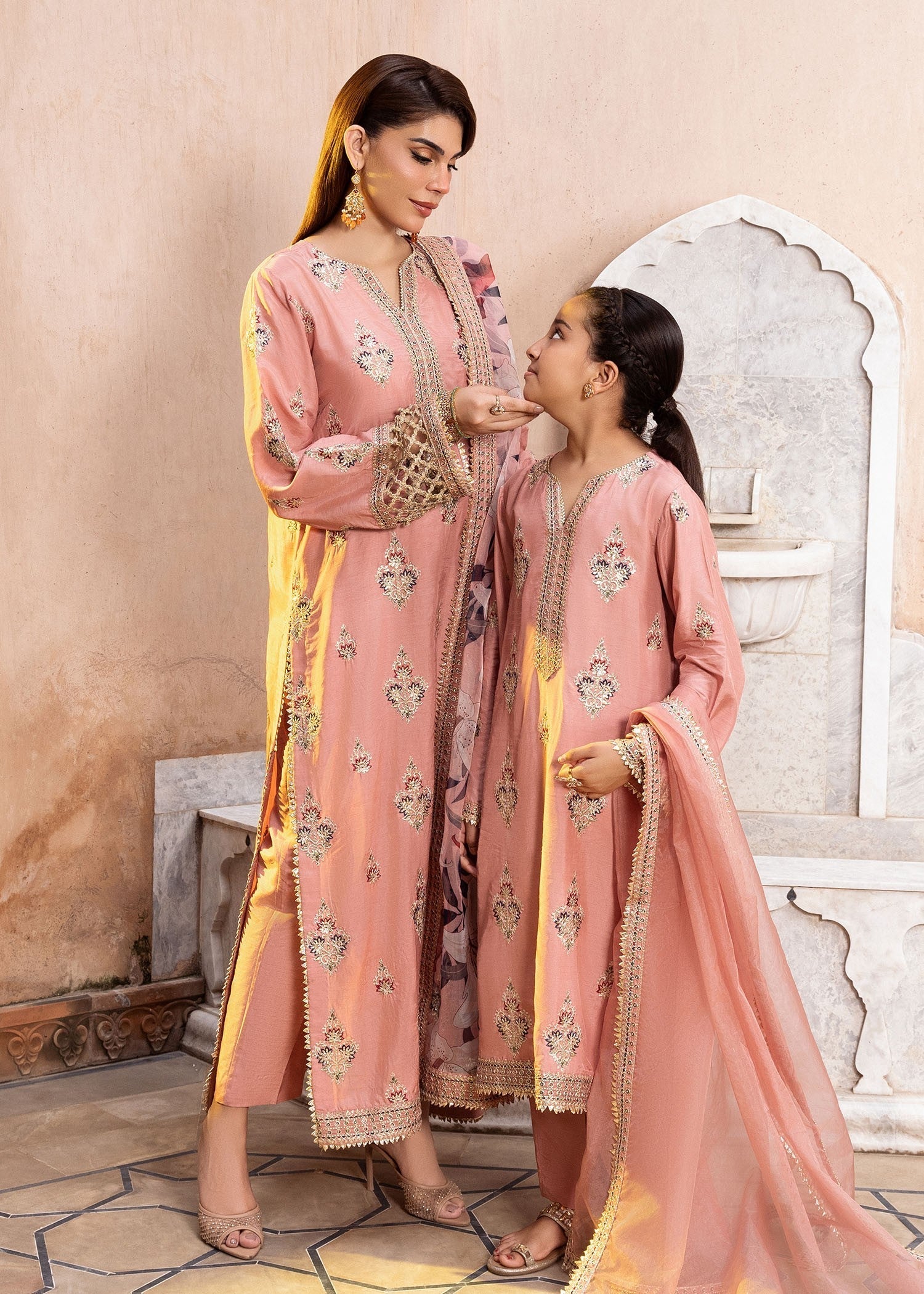 Rang-e-Haya Ayeza (Peach) Women 3pcs