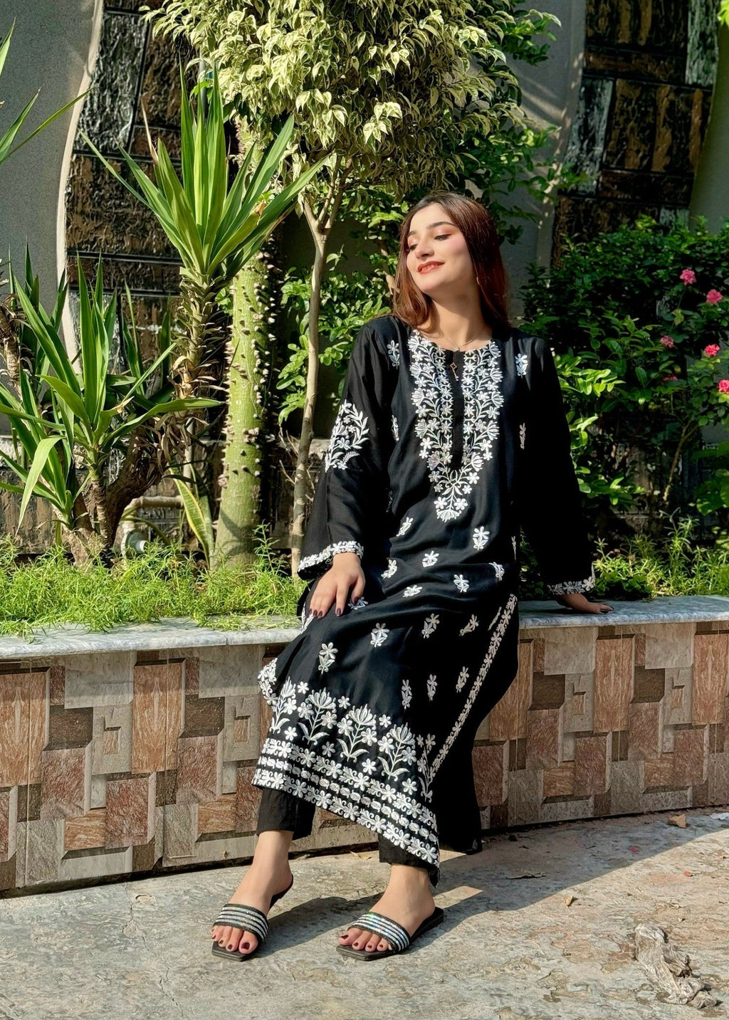 Chaudhary Arts Indian Kurti black Women 1pcs