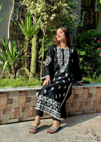 Chaudhary Arts Indian Kurti black Women 1pcs