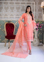 Polawn PD 23 203 AASHIYAAN FORMAL PRET ORGANZA COLLECTION Women 3pcs