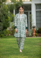 Aqs n Man Matching Separates Lawn Suit | AM 008 Women 2pcs