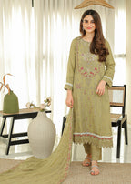 Rangeen Inara Embroidered Chiffon Suit Women 3pcs