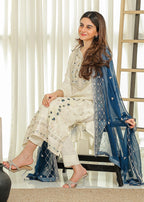 Rangeen Aleesa Embroidered Chiffon Suit Women 3pcs