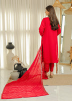 Rangeen Anaa Embroidered Chiffon Suit Women 3pcs
