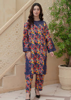 B.K Clothings Bin Zara Blue 2 Pice Women 2pcs