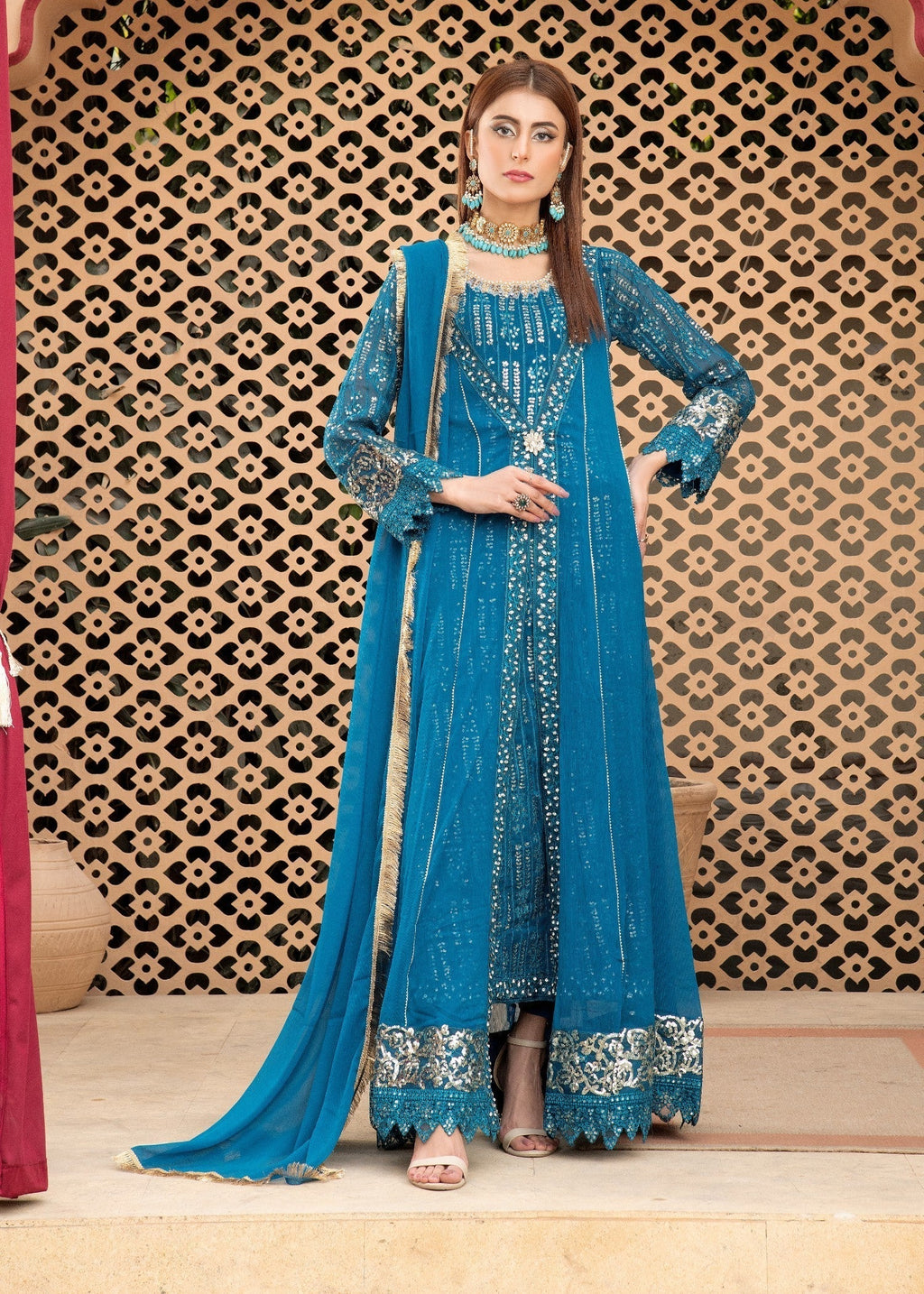 Mona Embroidery ENCHANTE ZINC BLUE Women 3pcs