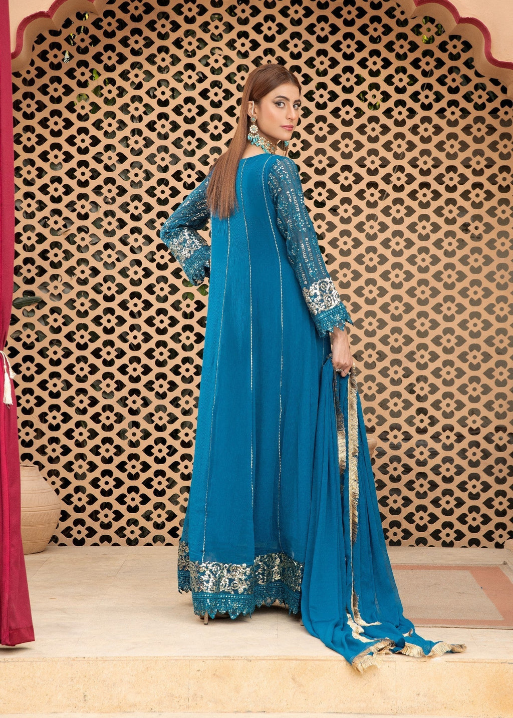 Mona Embroidery ENCHANTE ZINC BLUE Women 3pcs